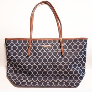 Nine West Tote with Faux Leather Trim